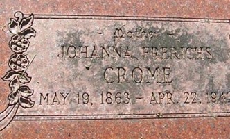 Johanna Frerichs Crome Johanna Frerichs Crome