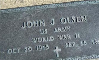John J Olsen