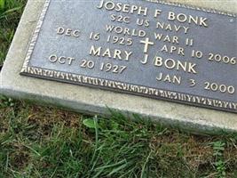 Joseph F Bonk