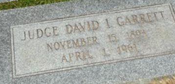 Judge David I. Garrett