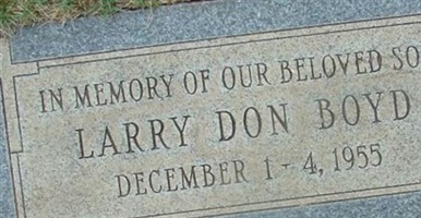 Larry Don Boyd Larry Don Boyd