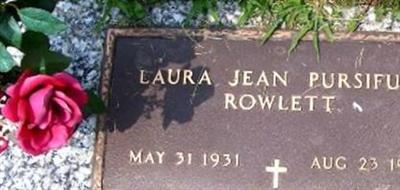 Laura Jean Pursiful Rowlett