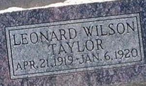 Leonard Wilson Taylor