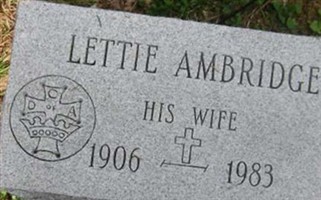 Letitia Margaret "Lettie" Ambridge Freebold
