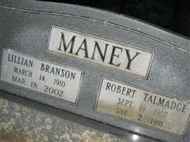 Lillian Branson Maney Lillian Branson Maney