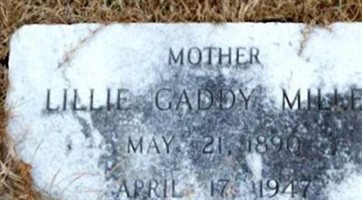 Lillie Gaddy Miller