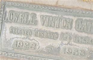 Lowell Vinton Gates Lowell Vinton Gates