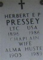 Lt Col Herbert E P Pressey
