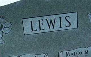 Malcolm "Mike" Lewis Malcolm "Mike" Lewis