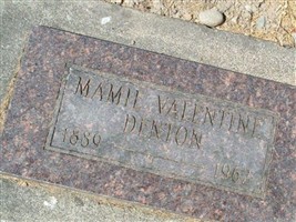 Mamie Andrew Valentine Denton Mamie Andrew Valentine Denton