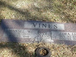 Mansel W Vines
