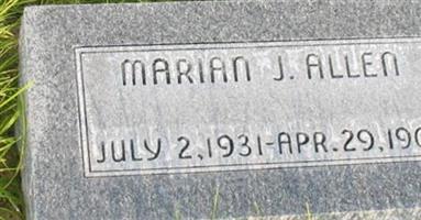 Marian J Allen