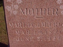Martha J McCrary