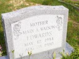 Mary A Watson Edwards