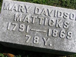 Mary Davidson Matticks