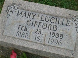 Mary Liucille Gifford Mary Liucille Gifford