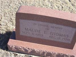 Maude E. Thomas