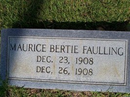 Maurice Bertie Faulling Maurice Bertie Faulling
