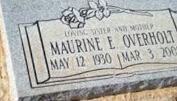 Maurine E Overholt