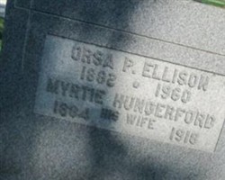 Myrtie Hungerford Ellison Myrtie Hungerford Ellison