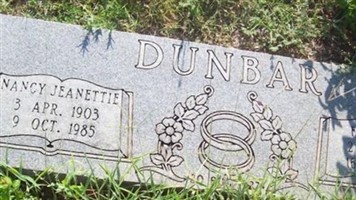 Nancy Jeanettie Dunbar Nancy Jeanettie Dunbar