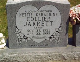 Nettie G. (Gerry) Collier Jarrett