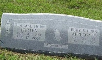Ola Mae Horn Parten Ola Mae Horn Parten