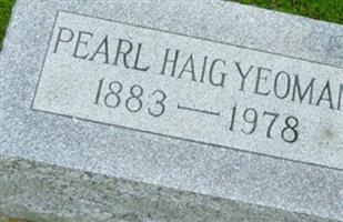 Pearl Haig Yeoman
