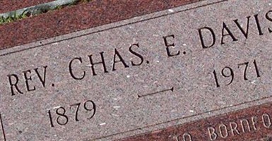 Rev Chas E. Davis Rev Chas E. Davis
