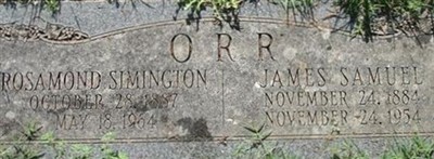 Rosamond Simington Orr