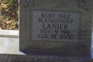 Ruby Inez Blankenship Lanier