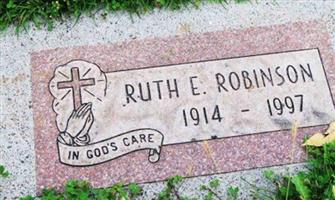 Ruth E Robinson