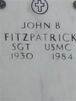 Sergeant John B Fitzpatrick