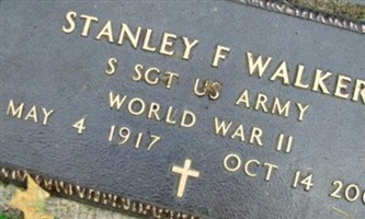 Sgt Stanley F Walker, Sr Sgt Stanley F Walker, Sr