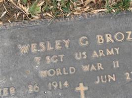 Sgt Wesley George Broz