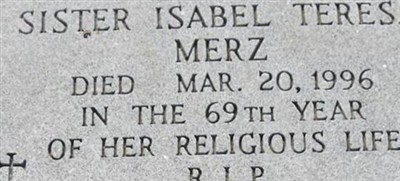 Sr Isabel Teresa Merz