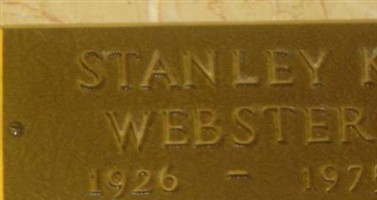 Stanley Keith Webster Stanley Keith Webster