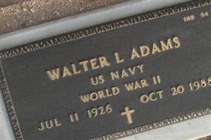 Walter L Adams
