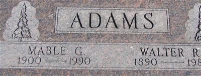 Walter R Adams