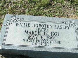 Willile Dorothy (Pete) Easley