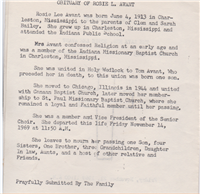 Thomas E Avant on Sysoon