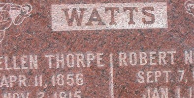 A Ellen Thorpe Watts A Ellen Thorpe Watts