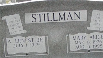A Ernest Stillman, Jr A Ernest Stillman, Jr