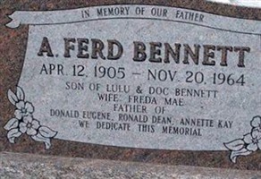A. Ferd Bennett A. Ferd Bennett