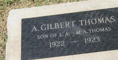 A. Gilbert Thomas A. Gilbert Thomas