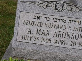 A. Max Aronson A. Max Aronson