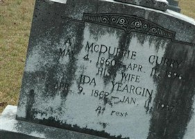 A McDuffie Curry A McDuffie Curry