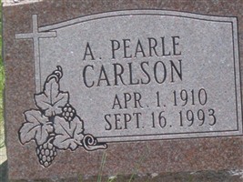 A. Pearle Carlson A. Pearle Carlson