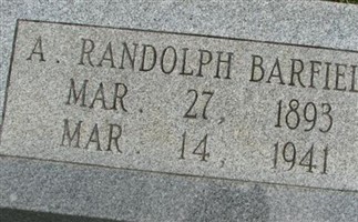 A. Randolph Barfield A. Randolph Barfield