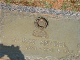 A. Ray Snyder A. Ray Snyder